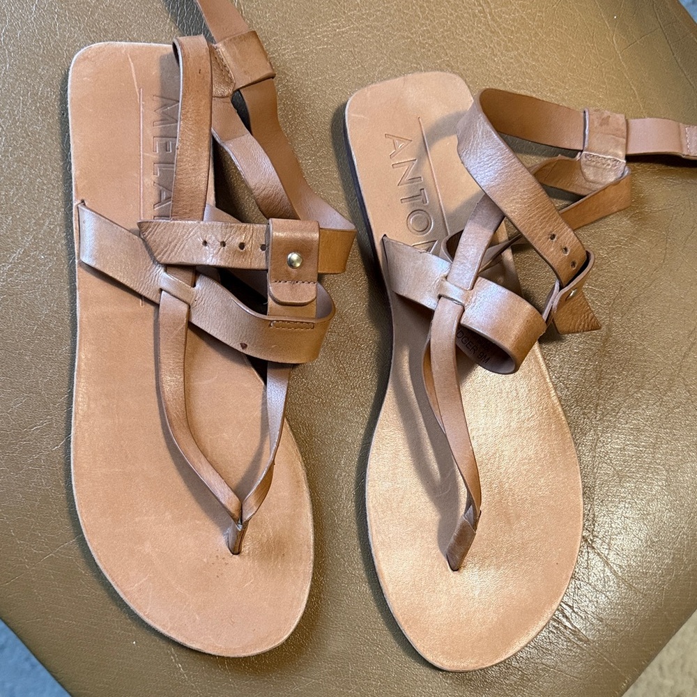 Antonio Melani Leather Sandals